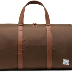 Herschel Leather Duffle Bag In Brown Color